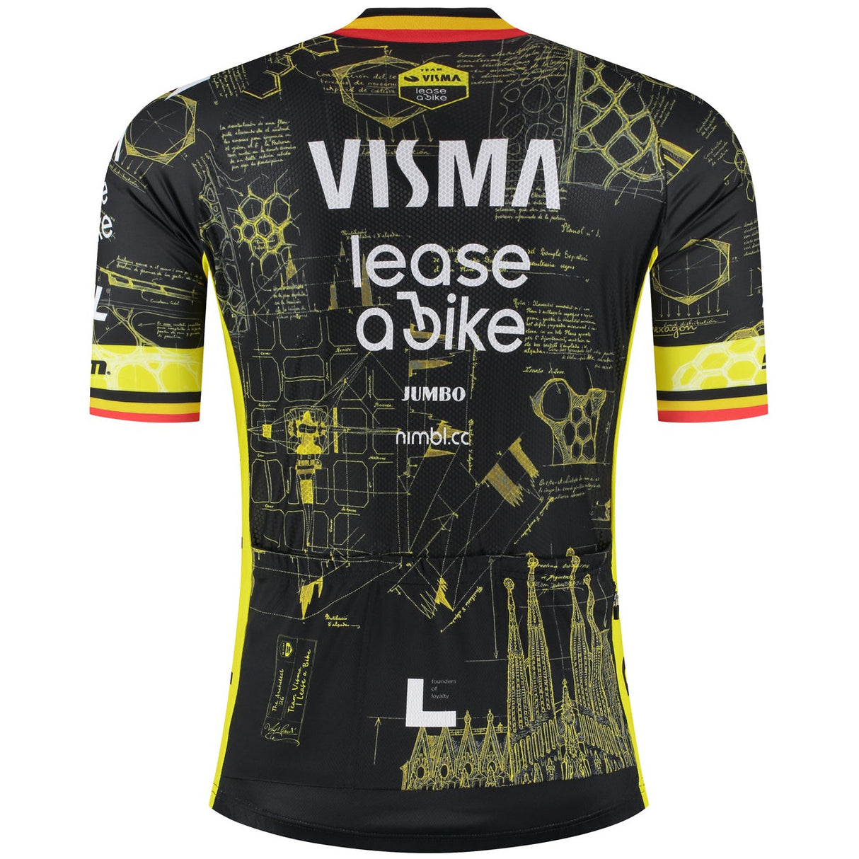 Maglia Team Visma Lease a bike 2026 Dream Like a Champion - Wout van Aert Yellow B.