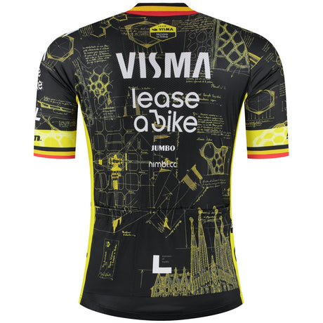 Maglia Team Visma Lease a bike 2026 Dream Like a Champion - Wout van Aert Yellow B.