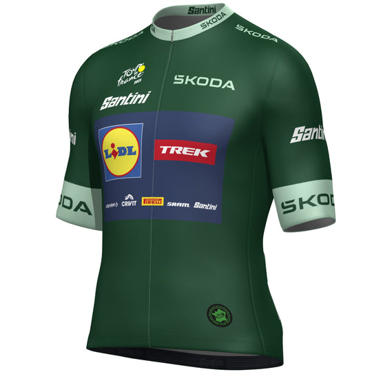 Santini Lidl Trek 2025 Green jersey - Jonathan Milan