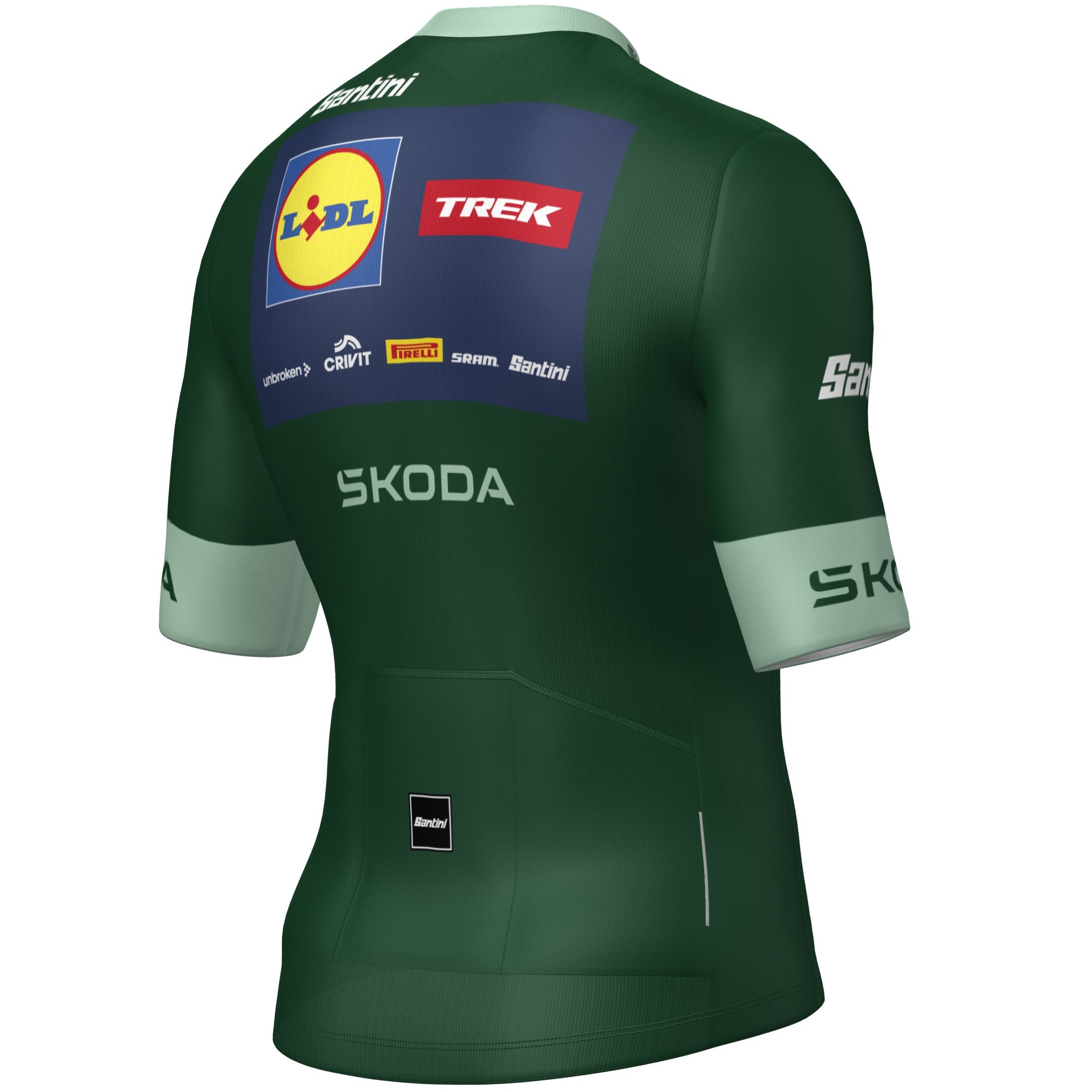 Maglia Verde Santini Lidl Trek 2025 - Jonathan Milan Santini