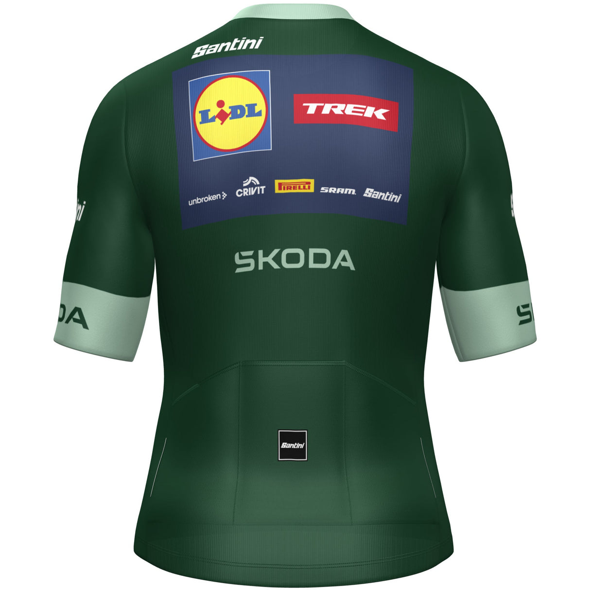 Maglia Verde Santini Lidl Trek 2025 - Jonathan Milan Santini