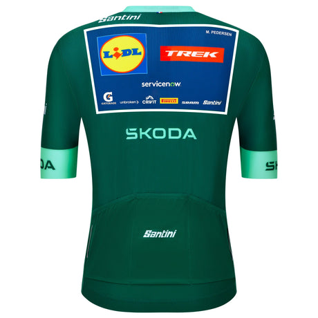 Grünes Trikot Santini Lidl Trek 2026 - Mads Pedersen