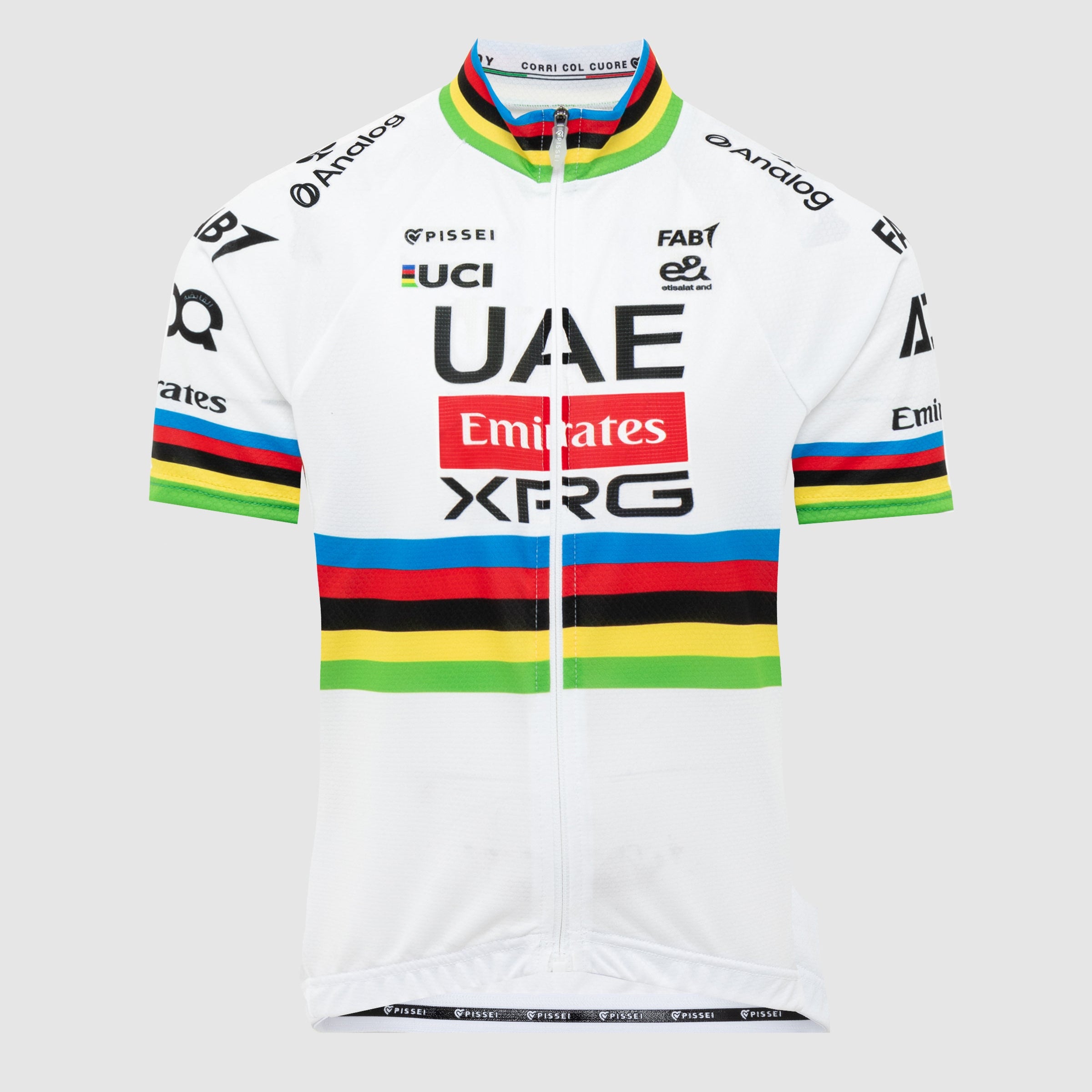 Maglia bambino Pissei UAE Team Emirates 2025 - Campione del Mondo Pissei