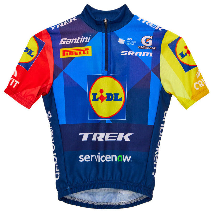 lidl fahrradbekleidung damen Kindertrikot Santini Lidl Trek 2026