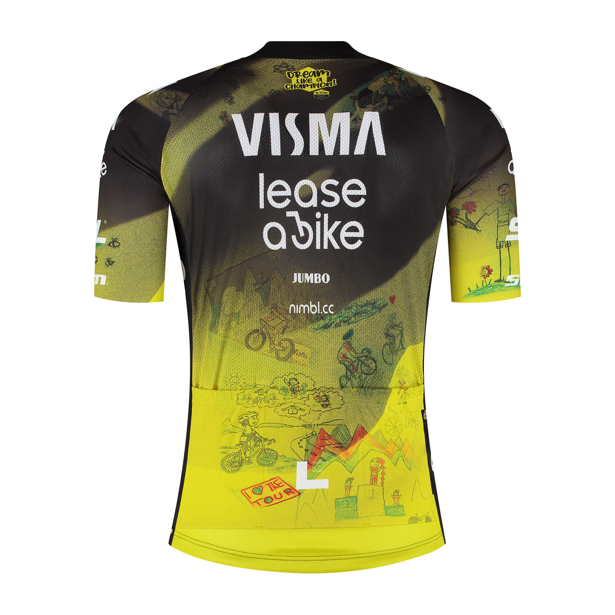 Team Visma Lease a bike 2026 Dream Like a Champion Kindertrikot - Tdff