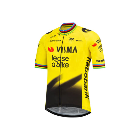 Maglia bambino Team Visma Lease a bike 2026 - Former World Champion Yellow B.