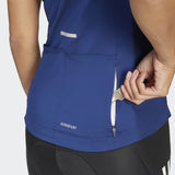Maglia donna Adidas Heritage Tempo 3-Stripes Legacy - Blu Adidas