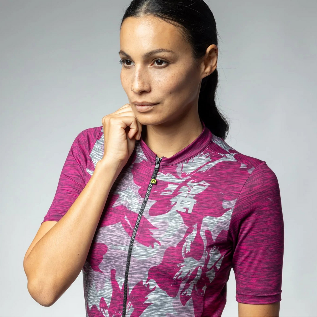 Maglia donna Ale Off Road Gravel Sunrise - Fucsia Ale