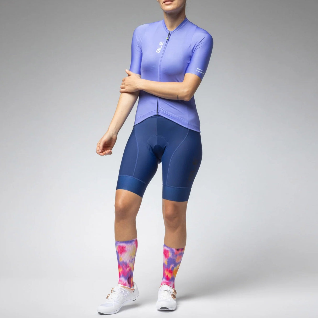 Maglia donna Ale Pragma Color Block - Azzurro Ale
