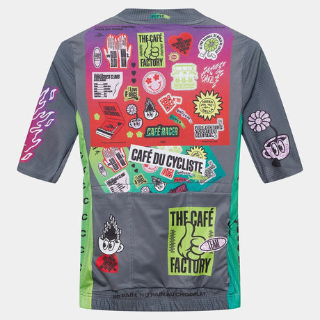 Maillot femme Cafe du Cycliste Bergida - Gris