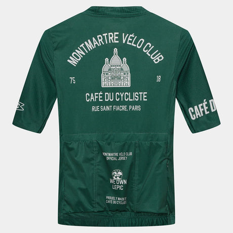 Maillot femme Cafe du Cycliste Bergida - Vert