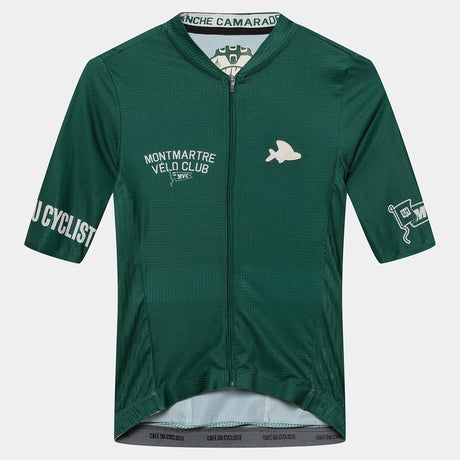 Maillot femme Cafe du Cycliste Bergida - Vert