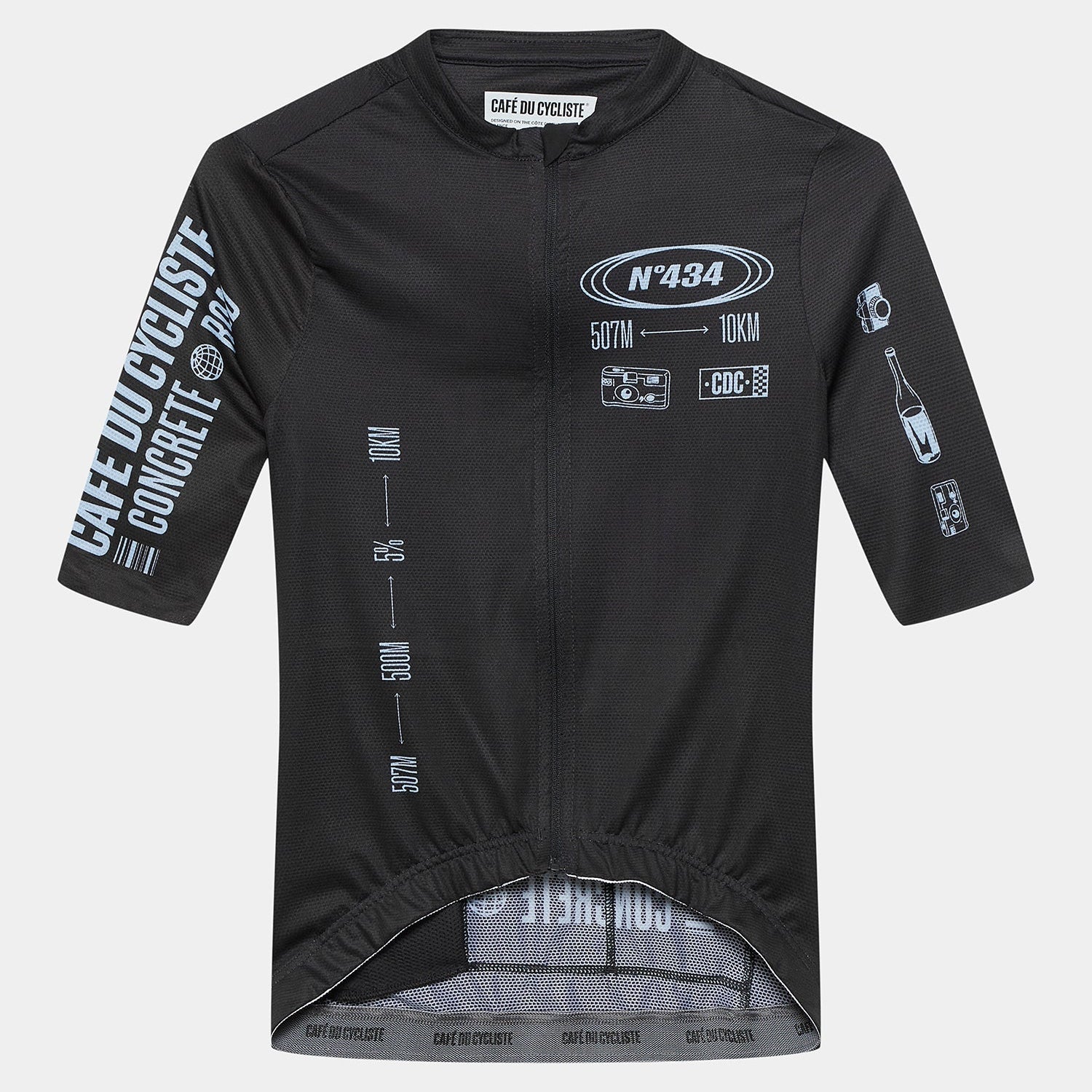 Cafe du Cycliste Eze women jersey - Black