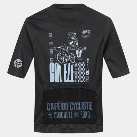 Cafe du Cycliste Eze women jersey - Black