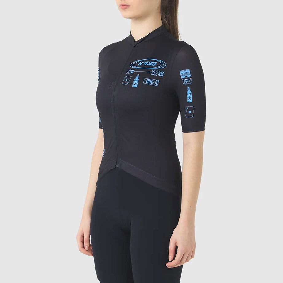 Maglia donna Cafe du Cycliste Sa Calobra - Nero Café du Cycliste