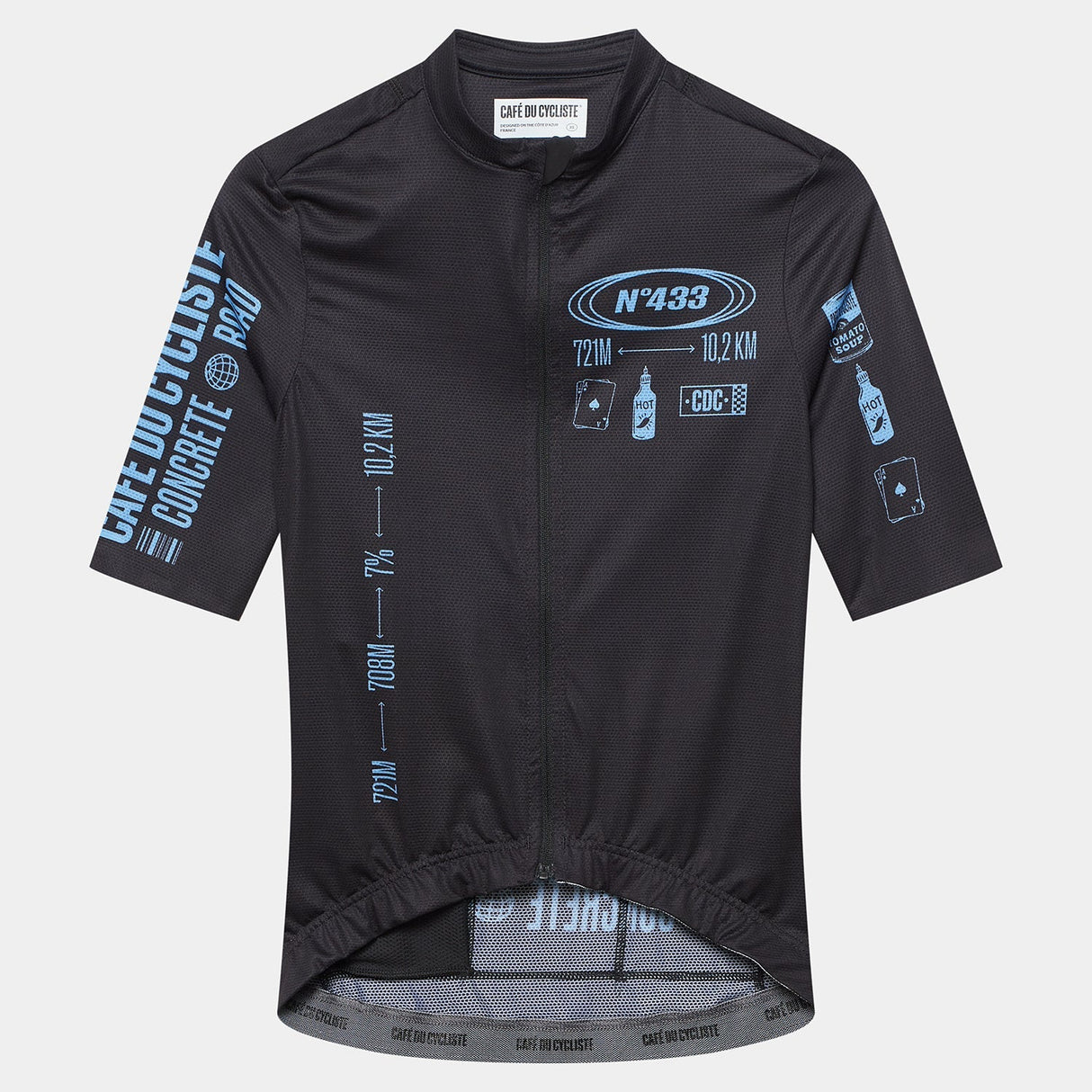 Maglia donna Cafe du Cycliste Sa Calobra - Nero Café du Cycliste