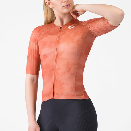 Jersey woman Castelli Aero Race 8S - Orange