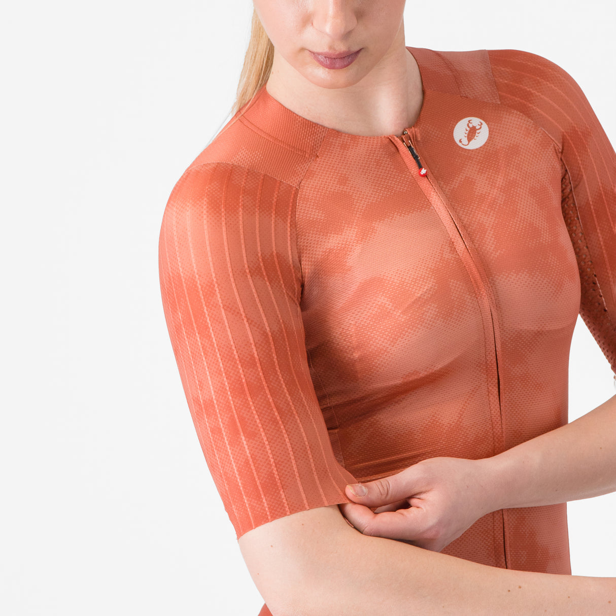 Maglia donna Castelli Aero Race 8S - Arancio Castelli