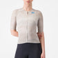 Camiseta mujer Castelli Aero Race 8S - Beige