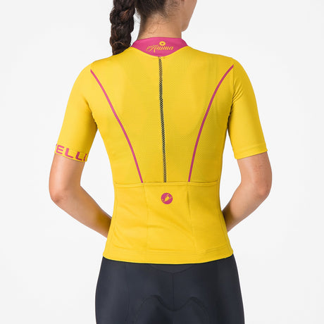 Castelli Anima Flow woman jersey - Yellow