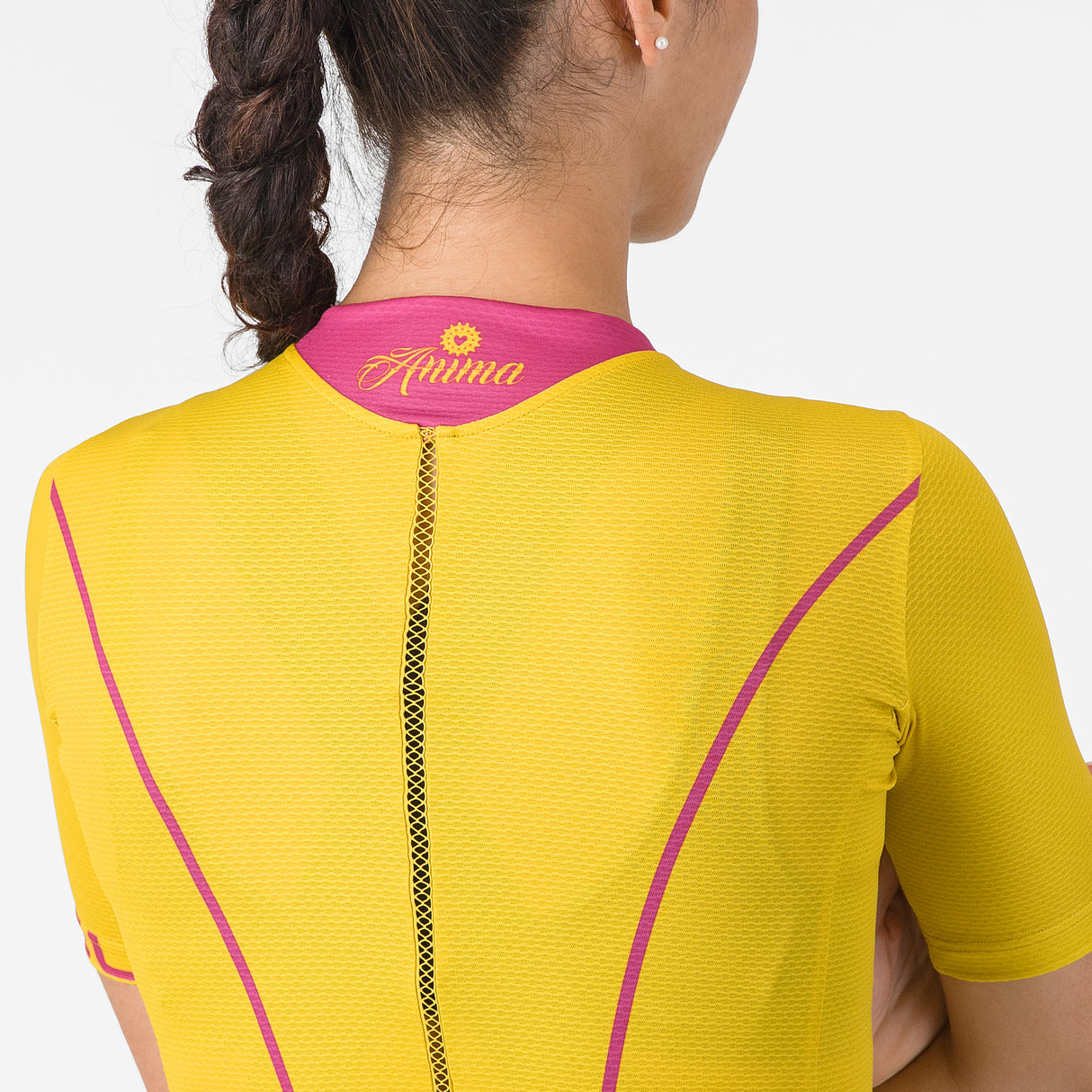 Maglia donna Castelli Anima Flow - Giallo Castelli
