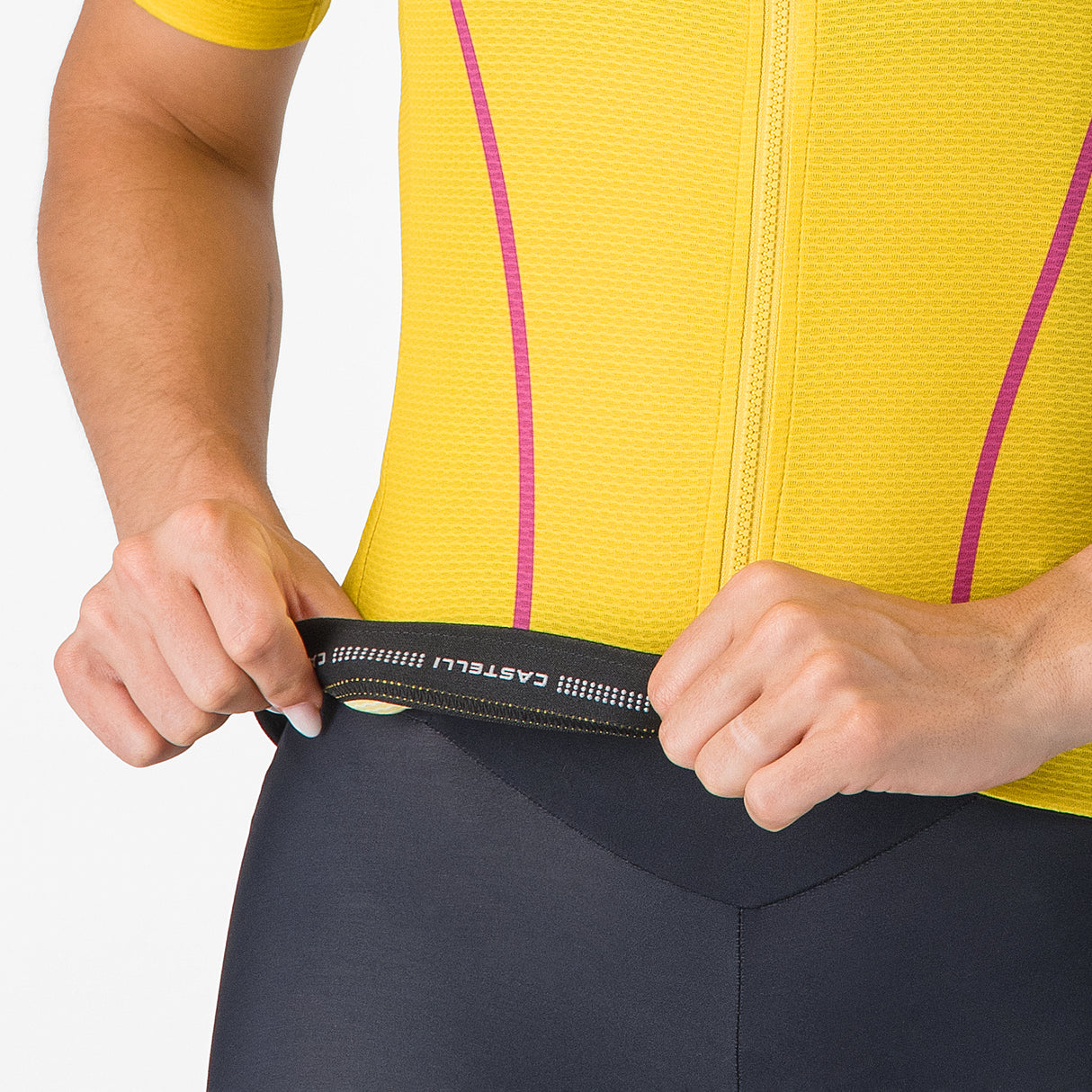 Maglia donna Castelli Anima Flow - Giallo Castelli