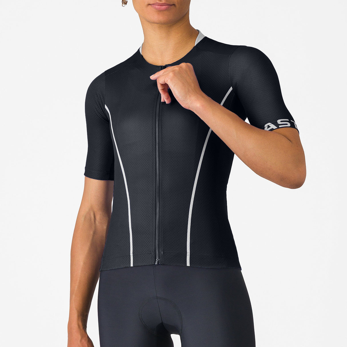 Maglia donna Castelli Anima Flow - Nero Castelli