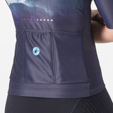 Castelli Climber's A/C frau trikot - Dunkelblau