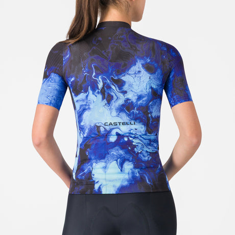 Castelli Cosmic Vortex woman jersey - Blue