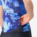 Maglia donna Castelli Cosmic Vortex - Blu Castelli