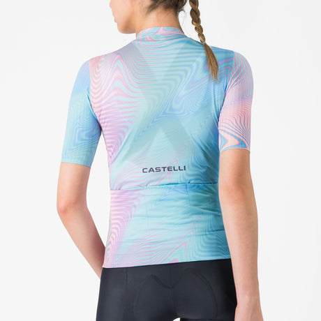 Castelli Cosmic Vortex woman jersey - Pink