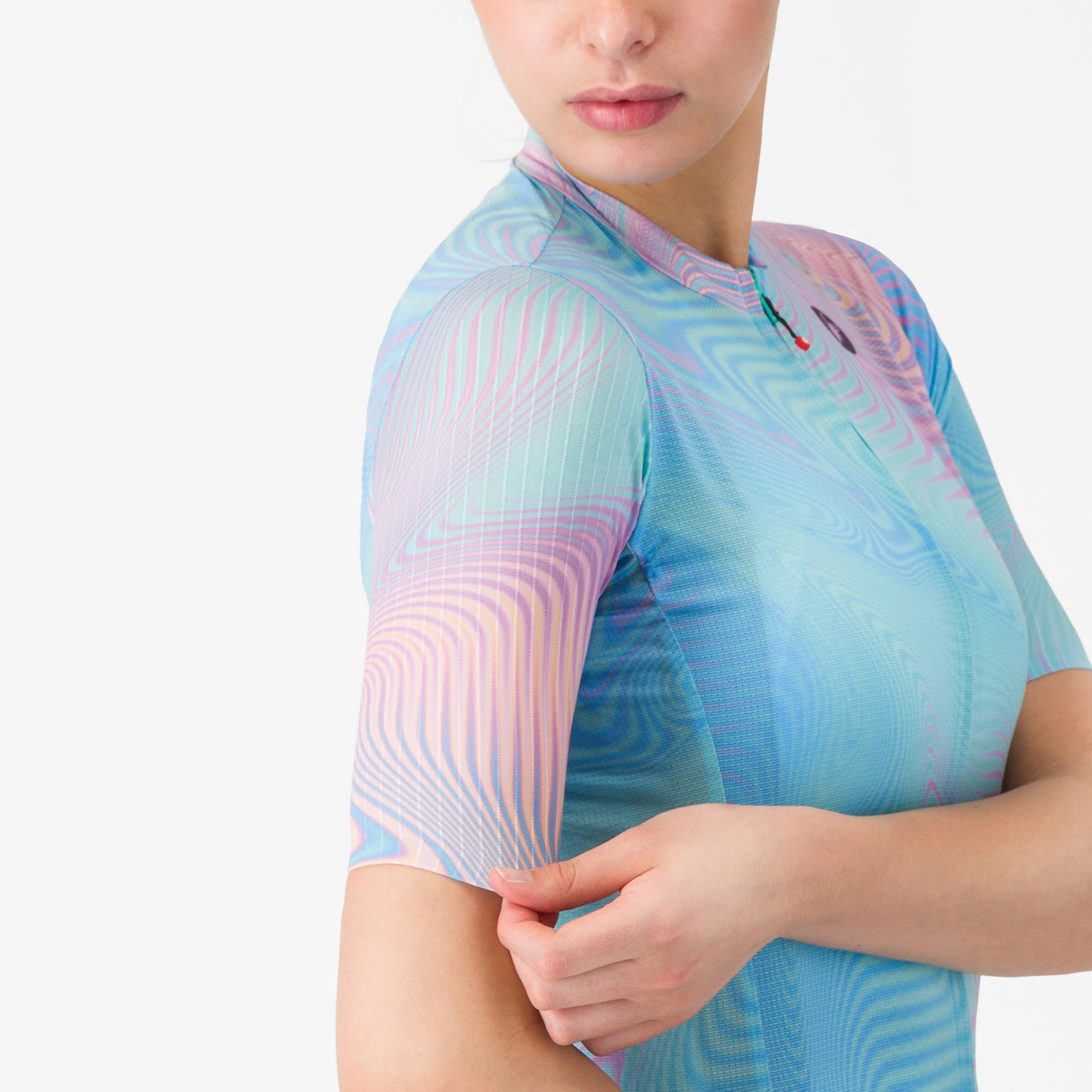 Maglia donna Castelli Cosmic Vortex - Rosa Castelli