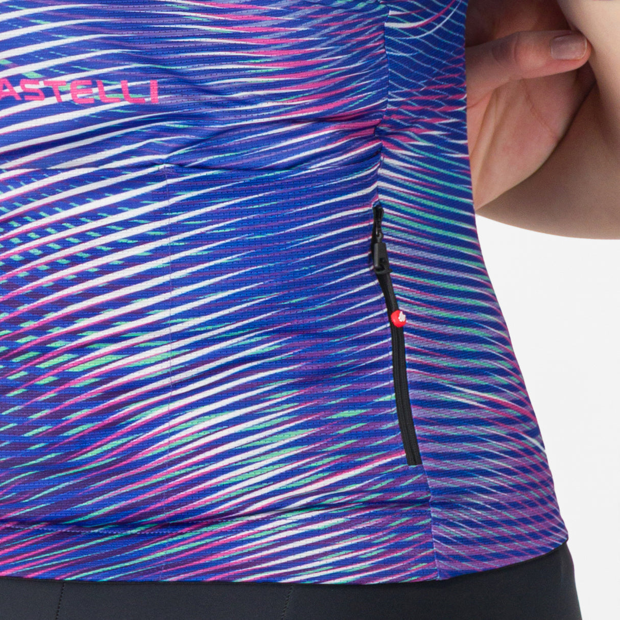 Maglia donna Castelli Cosmic Vortex - Viola Castelli