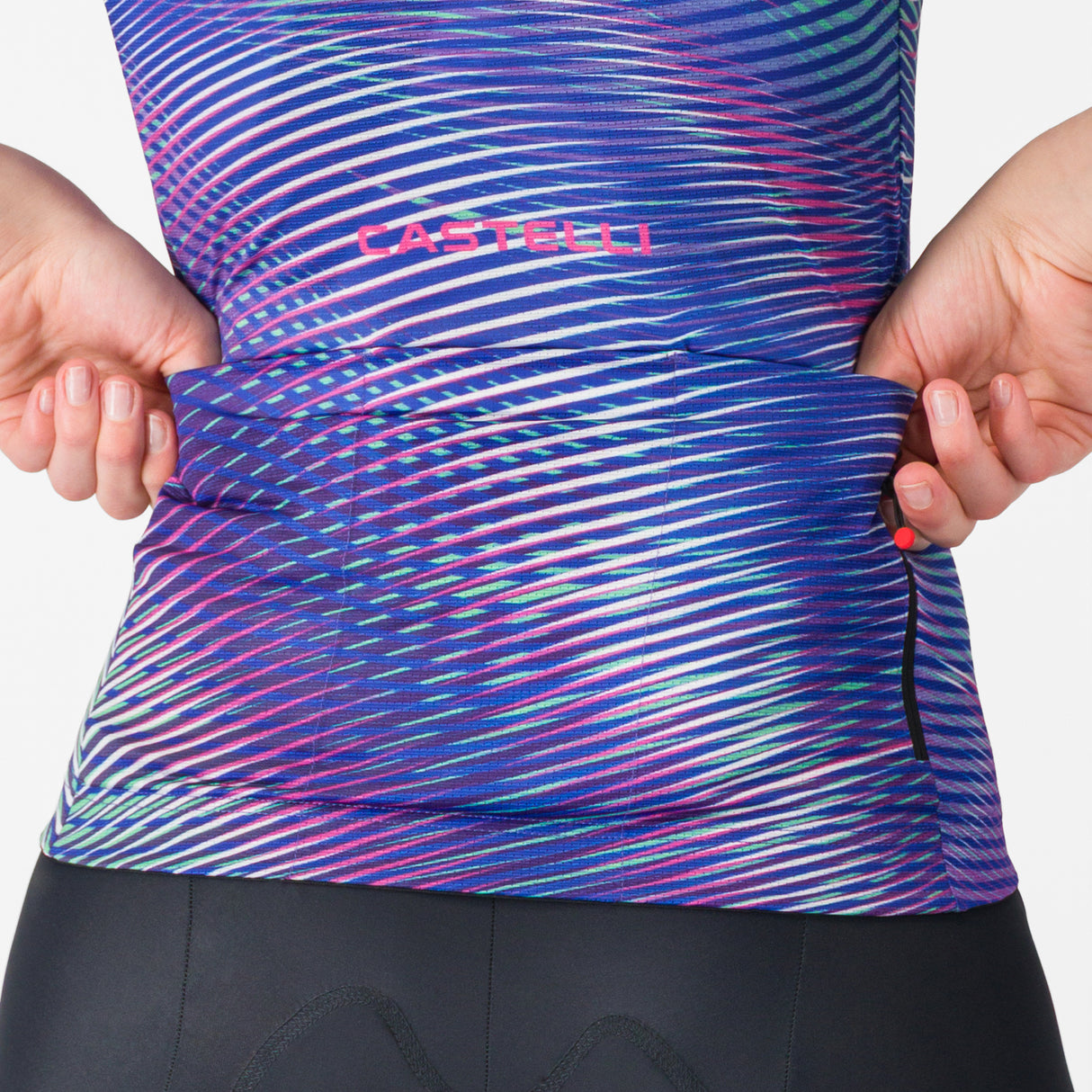 Maglia donna Castelli Cosmic Vortex - Viola Castelli