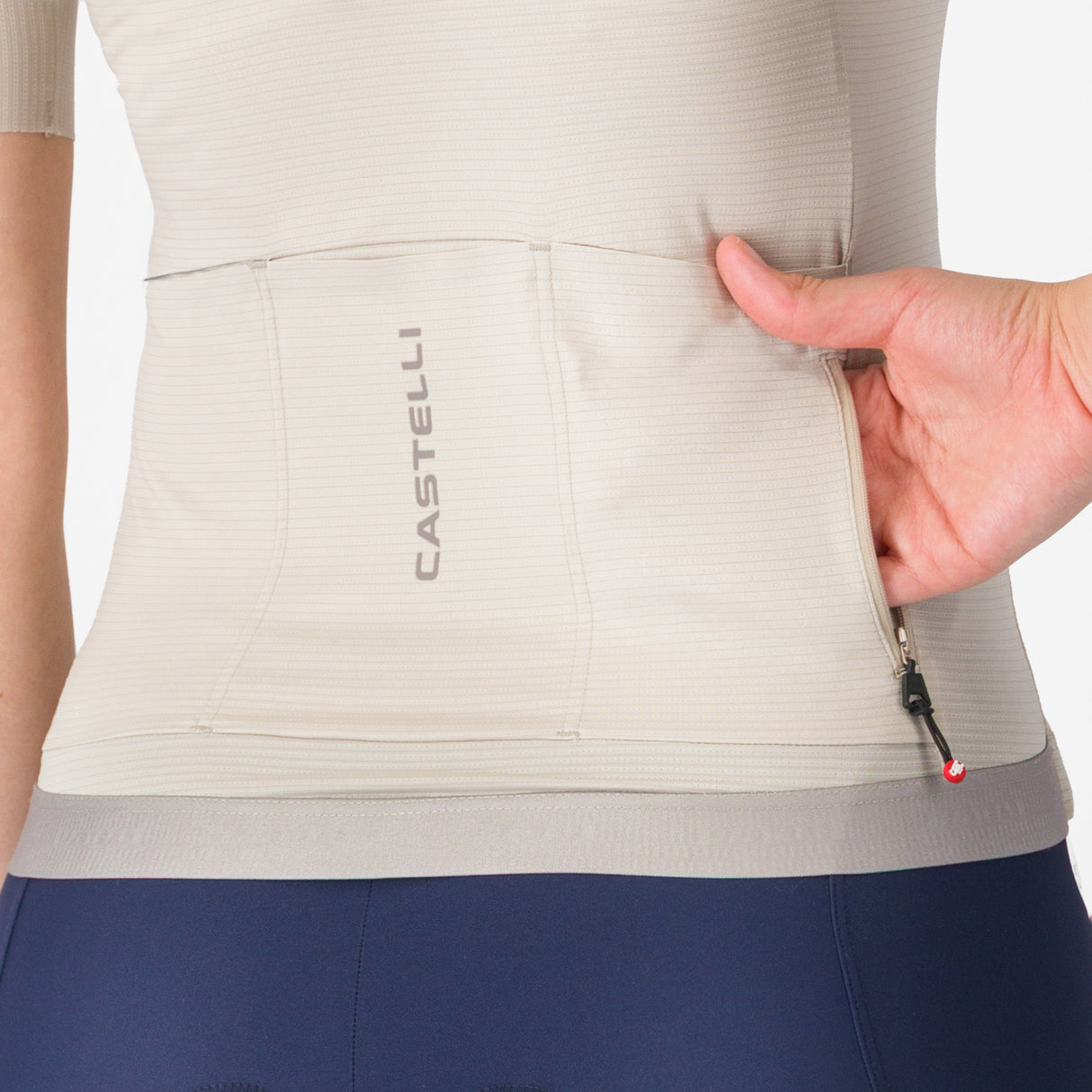 Maillot mujer Castelli Espresso 2 - Beige