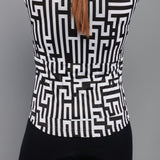 Maglia donna La Passione Maze - Nero La Passione