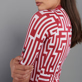 Maglia donna La Passione Maze - Rosso ciliegia La Passione