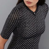 Maglia donna La Passione Signature Allover - Nero La Passione