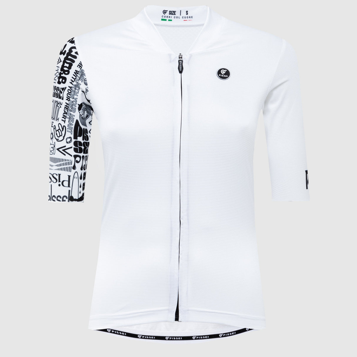 Trikot damen Pissei Prime - Weiß Schwarz