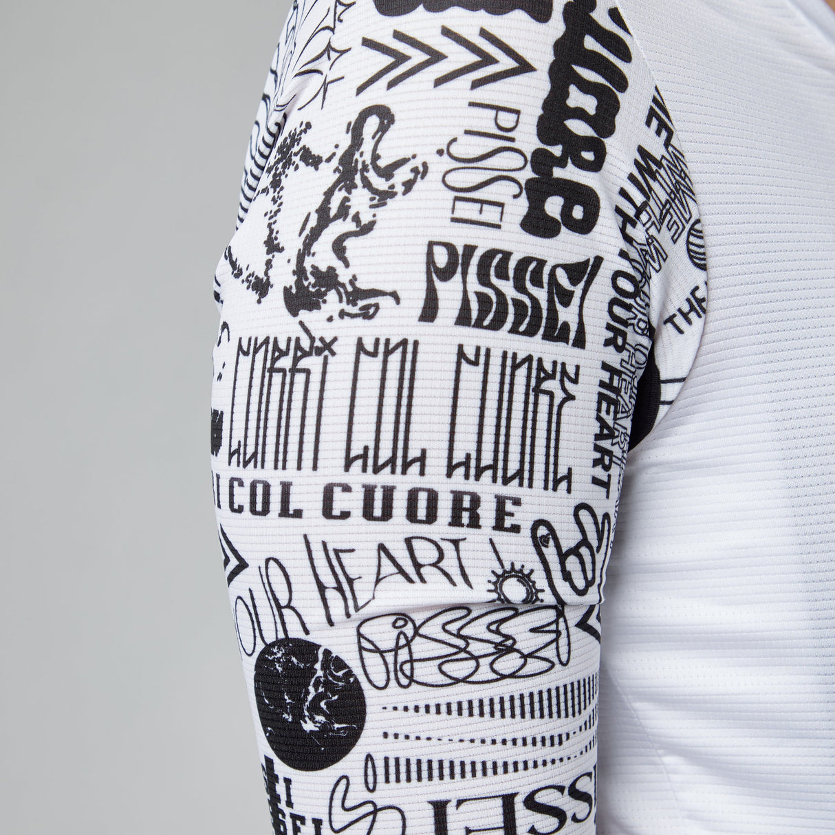 Trikot damen Pissei Prime - Weiß Schwarz
