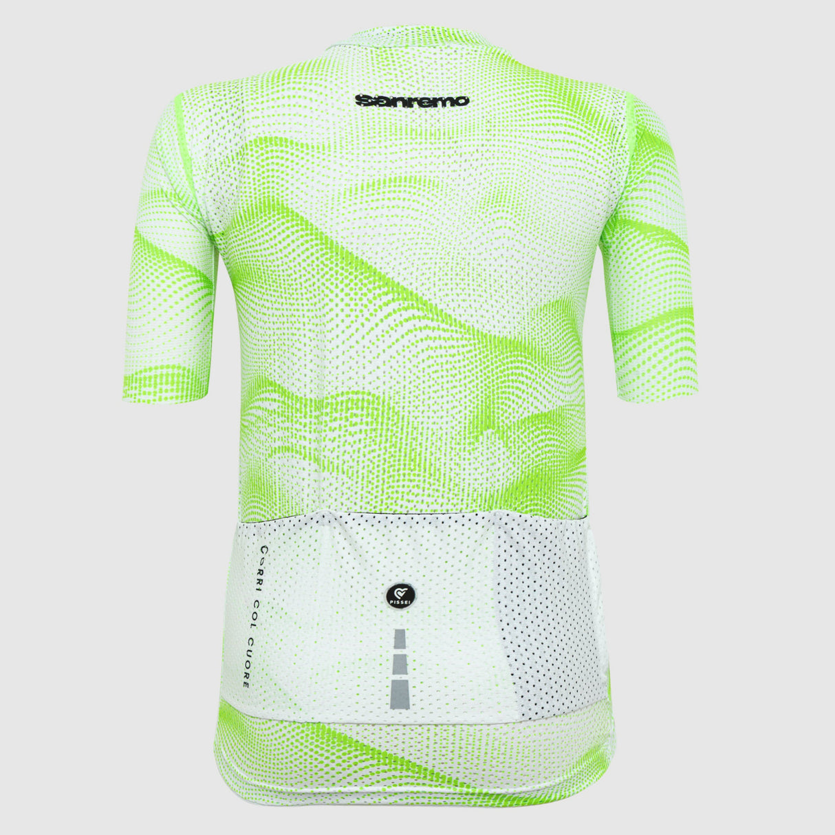 Maglia donna Pissei Sanremo - Bianco verde Pissei