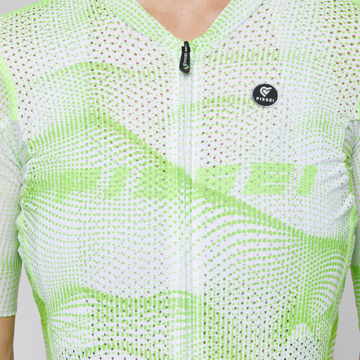 Maglia donna Pissei Sanremo - Bianco verde Pissei