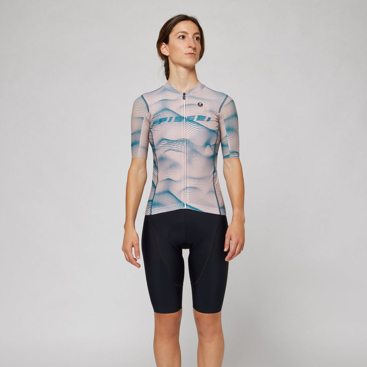 Maillot mujer Pissei Sanremo - Rosa Verde