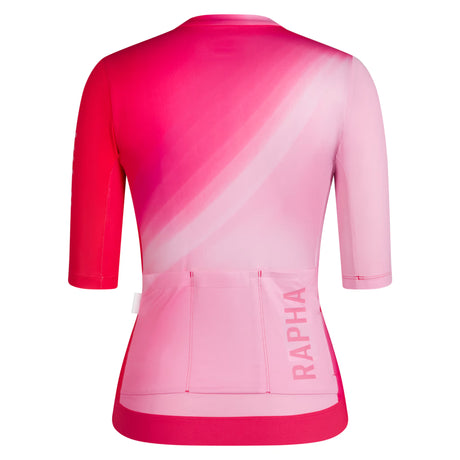 Maillot mujer Rapha Pro Team Training 3 Surface Print - Rosa