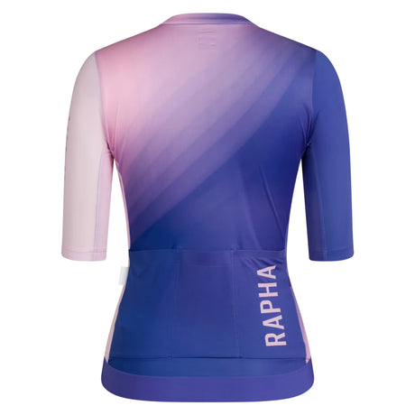 Rapha Pro Team Training 3 Surface Print frau trikot - Blau