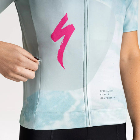 Maglia donna Specialized Foundation Graphic - Azzurro Specialized