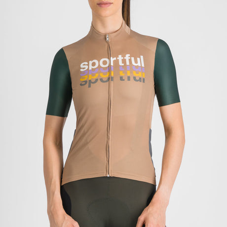 Sportful Supergiara 2 Logo women jersey - Brown
