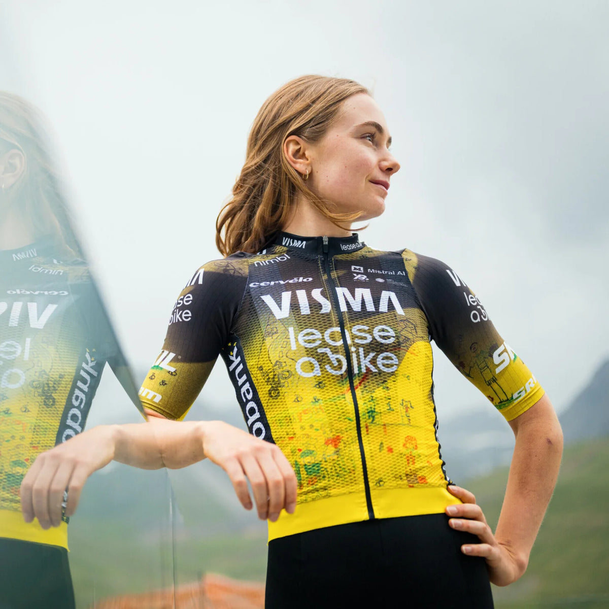 damen Team Visma Lease a Bike 2026 Dream Like a Champion - Tdff Trikot
