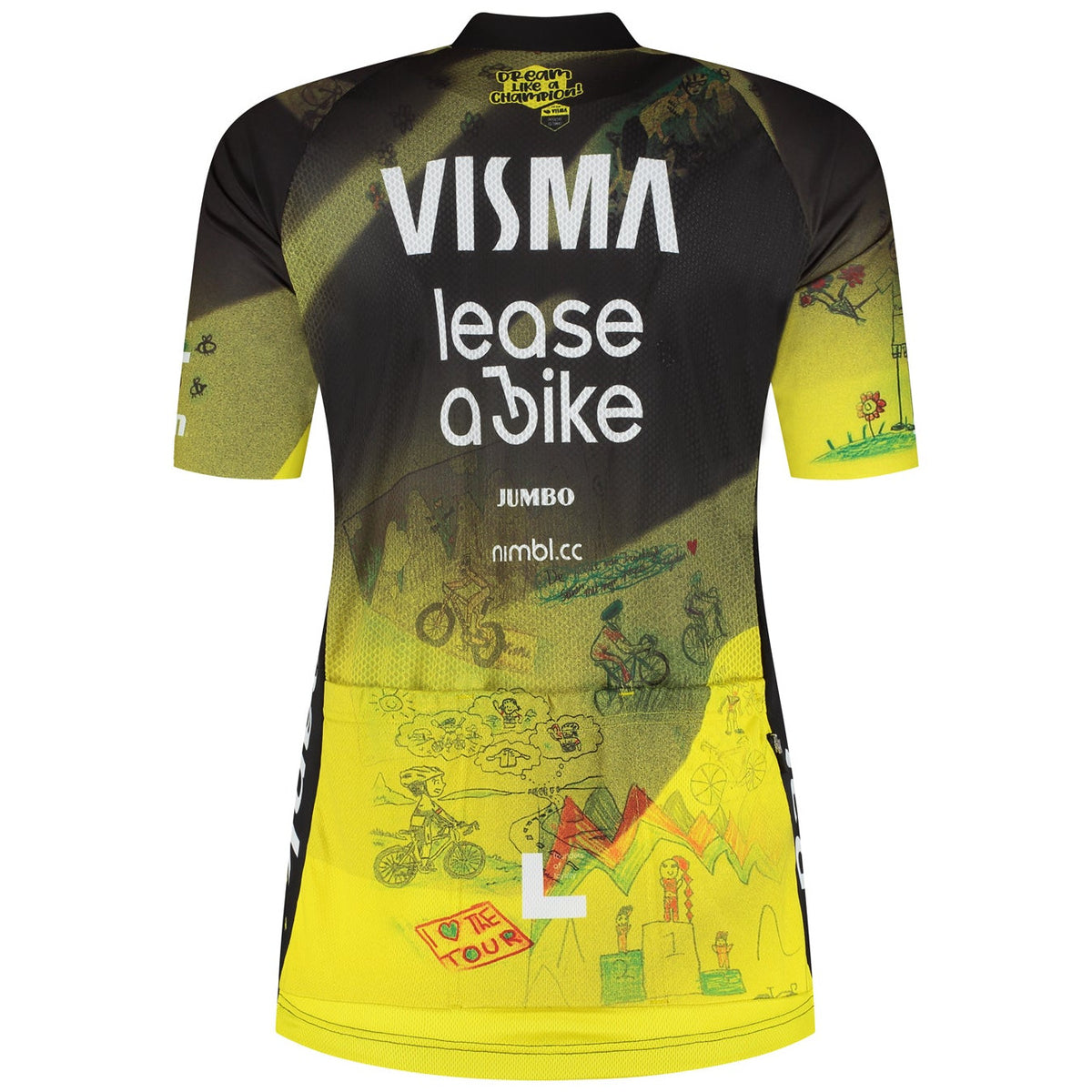 damen Team Visma Lease a Bike 2026 Dream Like a Champion - Tdff Trikot