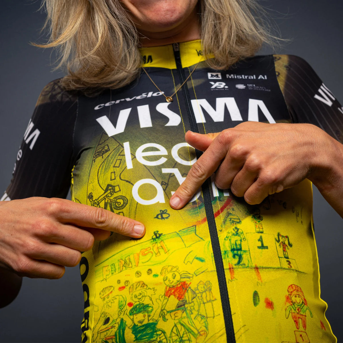 damen Team Visma Lease a Bike 2026 Dream Like a Champion - Tdff Trikot